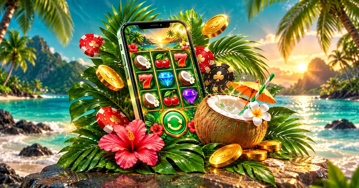 Tropical CoconutJL hero-mobile illustration