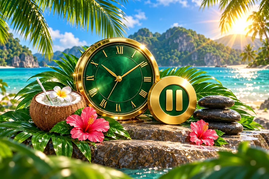 Responsible Use tropical illustration