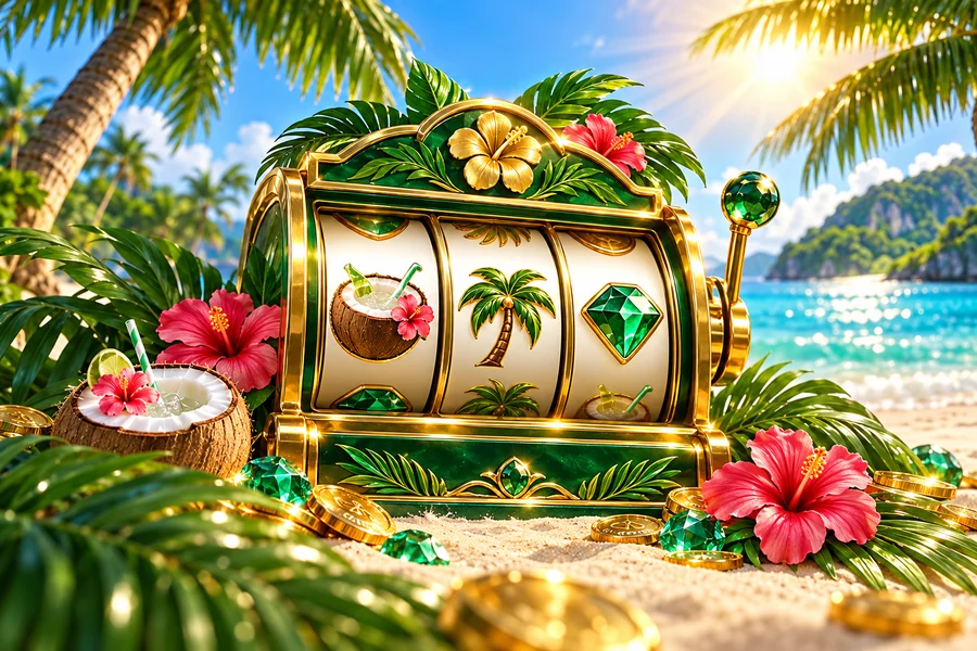 Slots tropical illustration