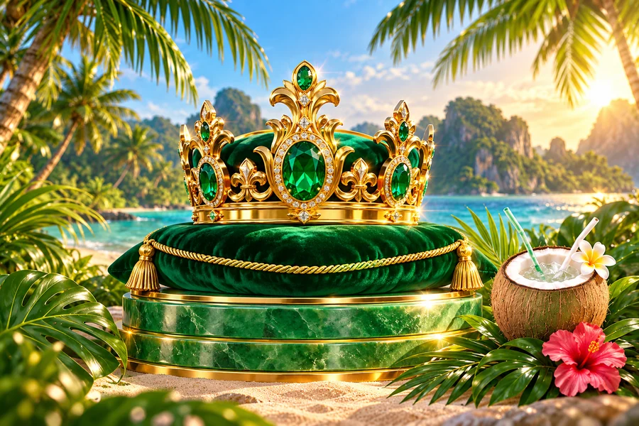 VIP tropical illustration
