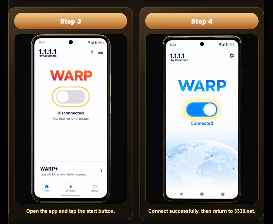 Android VPN setup, step 3