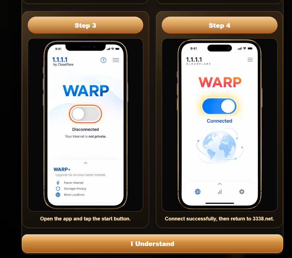 iOS VPN setup, step 3